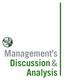 Management s Discussion& Analysis
