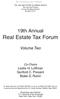 Real Estate Tax Forum