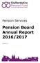 Pension Board Annual Report 2016/2017