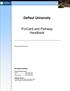 DePaul University. ProCard and Pathway Handbook