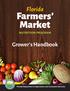 Florida Farmers Market nutrition program Grower s Handbook