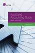 Audit and Accounting Guide. Health Care Entities