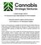 Cannabis Strategic Ventures For the quarterly report ended September 30, 2018 (Unaudited)