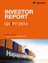 INVESTOR REPORT Q4 I FY 2014