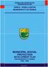MUNICIPAL SOCIAL PROTECTION DEVELOPMENT PLAN FOR MUNICIPALITY ZENICA