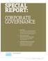 SPECIAL REPORT: corporate governance