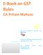 E-Book on GST Rules CA Pritam Mahure