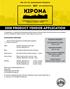 Kipona product Vendor Application. Important Deadlines. The City of Harrisburg Presents. Early Registration Deadline April 20, 2018