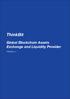 ThinkBit. ThinkBit. Global Blockchain Assets Exchange and Liquidity Provider. Whitepaper 1.0