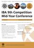 IBA 9th Competition Mid-Year Conference