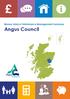 Money Advice Performance Management Summary. Angus Council