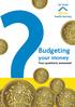 Budgeting your money Your questions answered