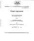 Project Agreement OFFICIAL DOCUMENTS LOAN NUMBER 8391-UA. Second Urban Infrastructure Project (Urban Infrastructure Project - 2) between