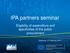 IPA partners seminar. Eligibility of expenditure and specificities of the public procurement. Dubrovnik, 5 th February 2013