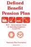 Defined Benefit Pension Plan
