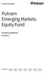 Putnam Emerging Markets Equity Fund