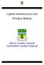 Capital Infrastructure Unit. Privacy Notice. Kerry County Council Comhairle Contae Chiarraí