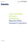 Asset and liability allocation methodology Manitoba Public Insurance Corporation