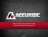 INDUSTRY-LEADING COMMERCIAL VEHICLE PRODUCTS. Accuride Third Quarter 2015 Earnings Call. accuridecorp.com