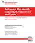Retirement Plan Wealth Inequality: Measurement and Trends