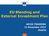 EU Blending and External Investment Plan. AECID TRAINING 21 December 2017 Madrid