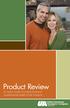 Product Review. An Agent Guide to United American Supplemental Health & Life Products