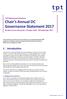 Chair s Annual DC Governance Statement 2017