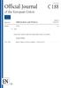 Official Journal C 188. of the European Union. Information and Notices. Notices. Volume June English edition