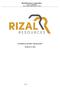 Rizal Resources Corporation. Quarterly Highlights Three months ended March 31, 2018