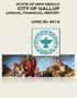 STATE OF NEW MEXICO CITY OF GALLUP ANNUAL FINANCIAL REPORT JUNE 30, 2014