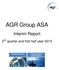 AGR Group ASA. Interim Report. 2 nd quarter and first half year Drilling Services (discontinued) Petroleum Services
