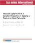 Resource Capital Fund III: A Canadian Perspective on Applying a Treaty to a Hybrid Partnership