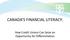 CANADA S FINANCIAL LITERACY: How Credit Unions Can Seize an Opportunity for Differentiation