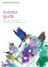 Investor guide. Baronsmead Venture Trust plc Baronsmead Second Venture Trust plc