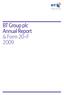 BT Group plc Annual Report & Form 20-F 2009