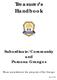 Treasurer s Handbook Subordinate/Community and Pomona Granges