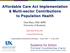 Affordable Care Act Implementation & Multi-sector Contributions to Population Health
