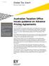 Australian Taxation Office issues guidance on Advance Pricing Agreements