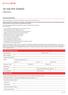 Air Asia New Zealand. Claim Form. Important Information. Policy and Claimant Details. Payment Details