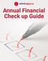 retirehappy.ca Annual Financial Check up Guide