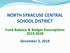 NORTH SYRACUSE CENTRAL SCHOOL DISTRICT. Fund Balance & Budget Assumptions December 3, 2018