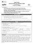 EMPLOYEE APPLICATION and CHANGE FORM
