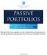 PASSIVE PORTFOLIOS. Our collection of low-cost passive index-tracking portfolios