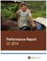 OVERVIEW. Portfolio Performance: Sustainable Trade Fund