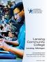 Lansing Community College. Lansing, Michigan. Comprehensive Annual Financial Report