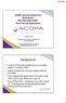 ACOPA Actuarial Symposium Workshop 6 New Mortality Tables: Their Use and Applications. August 8, 2015