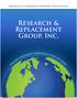 PERSONAL & COMMERCIAL PROPERTY REPLACEMENT. Research & Replacement Group, Inc.