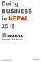 Doing BUSINESS in NEPAL 2018