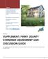 SUPPLEMENT: PERRY COUNTY ECONOMIC ASSESSMENT AND DISCUSSION GUIDE