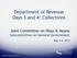 Department of Revenue Days 3 and 4: Collections